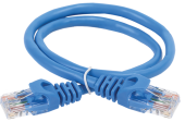 Патч-корды коммутационный шнур кат. 6 ftp pvc 0,5м синий | pc03-c6f-05m | itk выгодная цена