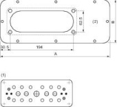 Шкафы, боксы и аксессуары плата каб. ввода для мембр. 495х220 s3d | nsytlg2fl | schneider electric выгодная цена