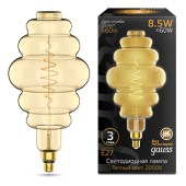 Лампы (источники света) лампа светодиодная led filament honeycomb e27 8.5w amber 660lm 2000k 1/2 | 161802105 | gauss выгодная цена