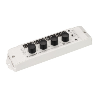 1Ленты светодиодные контроллер smart-k60-mix-suf (12-24v, 4x4a, 2.4g) (arlight, ip20 пластик, 5 лет) | 031614 | arlight выгодная цена