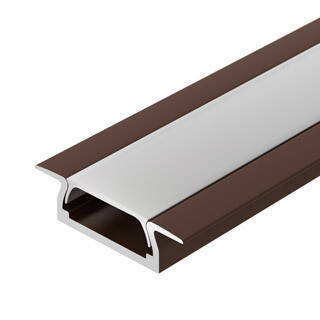 1Ленты светодиодные профиль mic-f-2000 anod brown light | 017654 | arlight выгодная цена