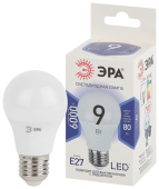 Лампы (источники света) лампа светодиодная стандарт led a60-9w-860-e27 (диод, груша, 9вт, хол, e27) | б0032248 | эра выгодная цена