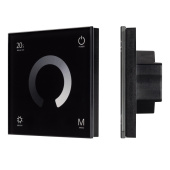 Ленты светодиодные панель smart-p4-dim-g-in black (12-24v, 4x3a, sens, 2.4g) (arlight, ip20 пластик, 5 лет) | 034778 | arlight выгодная цена