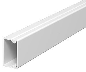 1Кабельные каналы мини-канал wdk с крышкой 15x30x2500 мм (высота борта 17 мм, крышка 30 мм) пвх белый ral 9010 | 6191013 | obo bettermann выгодная цена