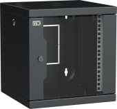 Шкафы и стойки телекоммуникационные 19 itk linea ws шкаф 10" 6u 320х310мм дверь стекл. черн. | lws5-06u33-gf | itk выгодная цена