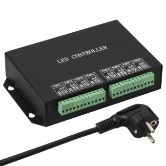 1Ленты светодиодные контроллер hx-801rc (8192 pix, 220v, tcp/ip) | 018549 | arlight выгодная цена