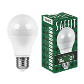 Лампы (источники света) лампа светодиодная sba6010 10w 2700k 230v e27 a60 | 55004 | saffit выгодная цена