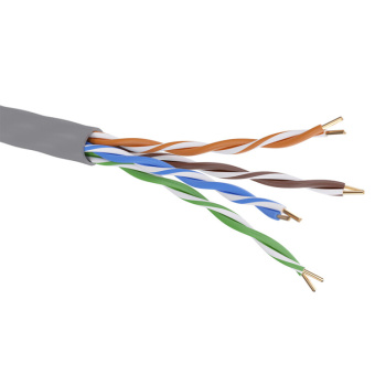 1Кабель витая пара (UTP, FTP) кабель cat 5e, u/utp, нг(а)-hf, бухта 305м, серый | rn5euua01gy | dkc выгодная цена