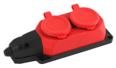 Разъемы каучуковые k-2e-red-ip44 эра колодка каучуковая с/з 2гн 16a ip44 красная | б0044551 | эра выгодная цена