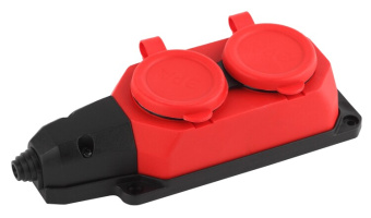 1Разъемы каучуковые k-2e-red-ip44 эра колодка каучуковая с/з 2гн 16a ip44 красная | б0044551 | эра выгодная цена
