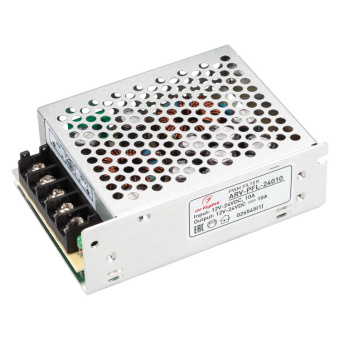1Ленты светодиодные блок питания arv-pfl-24010 dc/dc (12-24v, 10a, pwm filter) (arlight, ip20 сетка, 2 года) | 026545(1) | arlight выгодная цена