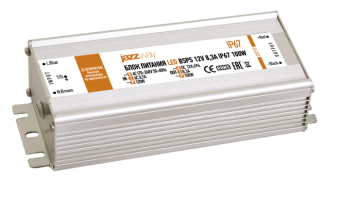 1Ленты светодиодные драйвер для светодиодной ленты led bsps 12v8,3a=100w (new) влагозащищенный ip67 | 3329280a | jazzway выгодная цена
