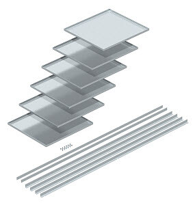1Системы для прокладки кабеля в полах кассетная рамка oka rk 400x200x15 (6 шт.,сталь) (oka rk 200 15) | 7425300 | obo bettermann выгодная цена
