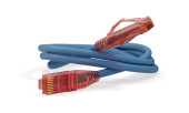 Патч-корды патч-корд pc-lpm-utp-rj45-rj45-c5e-3m-lszh-bl u/utp, cat.5е, lszh, 3 м, синий | 30923 | hyperline выгодная цена