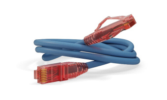 1Патч-корды патч-корд pc-lpm-utp-rj45-rj45-c5e-3m-lszh-bl u/utp, cat.5е, lszh, 3 м, синий | 30923 | hyperline выгодная цена