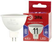 Лампы (источники света) лампа светодиодная эко led mr16-11w-865-gu5.3 r (диод, софит, 11вт, хол, gu5.3) | б0045347 | эра выгодная цена