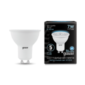 Лампы (источники света) лампа светодиодная led 7вт gu10 220в 4100к mr16 | 101506207 | gauss выгодная цена