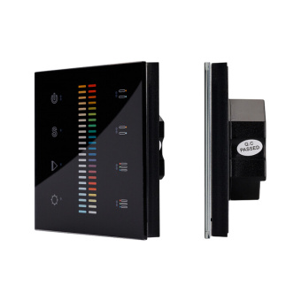 1Ленты светодиодные панель sens sr-2830c-ac-rf-in black (220v,rgb+cct,4зоны) | 019062 | arlight выгодная цена