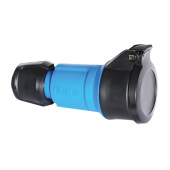 Разъемы промышленные розетка кабельная schuko 16a 3p(2p+e) 250v ip54 синий multi-grip 7486 i 7486-bals i bals выгодная цена