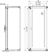Шкафы, боксы и аксессуары внутренняя дверь 2200x600 | nsyid226 | schneider electric выгодная цена