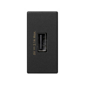 Розетки, выключатели, звонки электрические simon connect зарядное устройство usb, к45, узкий модуль, 5 в, 2,1 а, графит | k126d-14 | simon выгодная цена