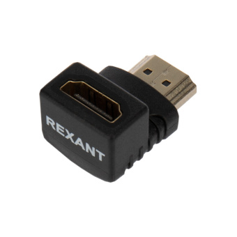 1Разъемы, переходники, делители TV переходник аудио (гнездо hdmi - штекер hdmi), угловой, (1шт.) | 06-0176-a | rexant выгодная цена