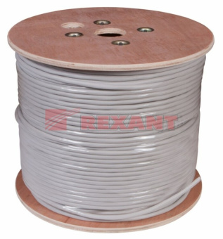 1Кабель витая пара (UTP, FTP) кабель utp 10pr 24awg, cat5, бухта 305 м | 01-1011 | rexant выгодная цена