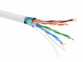 Кабель витая пара (UTP, FTP) информационный кабель экранированый f/utp 4х2 cat5e, pvc, белый | rn5efupv3wh | dkc выгодная цена