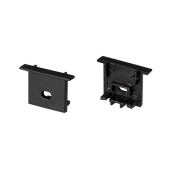 Ленты светодиодные заглушка sl-comfort-1716-f black c отверстием (arlight, пластик) | 031775 | arlight выгодная цена
