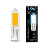 Лампы (источники света) лампа светодиодная led 3,5вт g9 ac220-240в 4100к glass | 107809203 | gauss выгодная цена
