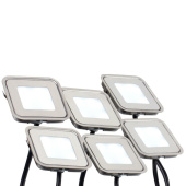 Ленты светодиодные набор kt-s-6x0.6w led warm white 12v (квадрат) | 018234 | arlight выгодная цена