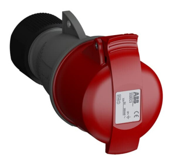 1Разъемы промышленные розетка кабельная easy&safe 332ec3,32а,3p+e,ip44,3ч|2cma102037r1000| abb выгодная цена