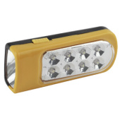 Фонари фонарь универсальный tkb8l 2 в1 8led +1led, пластик, 3xaa, полиб (25/300/2400) | б0025681 | трофи выгодная цена