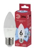 Лампы (источники света) лампа светодиодная red line eco led b35-6w-840-e27 6вт свеча нейтральный белый свет | б0020621 | эра выгодная цена
