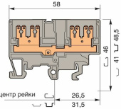 Клеммные соединения клемма m2,5/6.4g.1 2 quick connect (fast on) 6,3x0,8 мм или 2,8х0,8 мм, вертикальные | 1sna115280r2000 | te выгодная цена