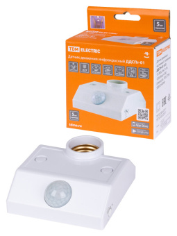 1Комплектующие и вспомогательное оборудование для светильников ддспт-01 60вт, 10-300с, 6м, 3+лк, 120(сбоку)+360(сверху)гр, ip20, | sq0324-0048 | tdm выгодная цена