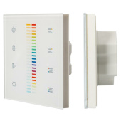 Ленты светодиодные панель sens sr-2830c-rf-in white (12-24v, rgb+cct,dmx,4зоны | 019061 | arlight выгодная цена