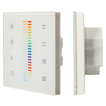 1Ленты светодиодные панель sens sr-2830c-rf-in white (12-24v, rgb+cct,dmx,4зоны | 019061 | arlight выгодная цена