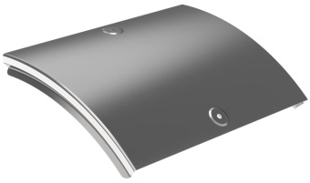 1Лотки кабельные металлические крышка поворота плавн. 45град тип в20 esca 200мм | cpv41d-0-45-200-08 | iek выгодная цена