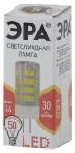Лампы (источники света) лампа светодиодная led 5вт g4 220в 2700к smd jc капсульная | б0027857 | эра выгодная цена