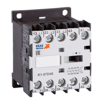 1Коммутационная аппаратура контактор optistart k1-07d31=24dc | 117387 | кэаз выгодная цена