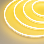 Ленты светодиодные гибкий неон galaxy-1206-5000cfs-2835-100 12v lemon (12x6mm, 12w, ip67) (arlight, 12 вт/м, ip67) | 031817 | arlight выгодная цена