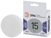 Лампы (источники света) лампа светодиодная led gx-15w-860-gx53 (диод, таблетка, 15вт, хол, gx53) (10/100/4200) | б0048021 | эра выгодная цена