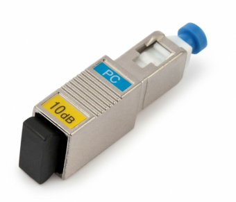 1Оптические компоненты СКС аттенюатор att-sc-sc-pc-10db волоконно-оптический sc-sc, upc, 10db | 53135 | hyperline выгодная цена