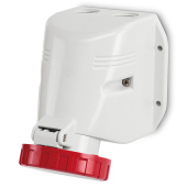 Разъемы промышленные розетка наружной установки ip67 32a 3p+e+n 400v | dis5183257t | dkc выгодная цена