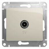 Розетки, выключатели, звонки электрические glossa молочный розетка tv, механизм | gsl000993 | se выгодная цена