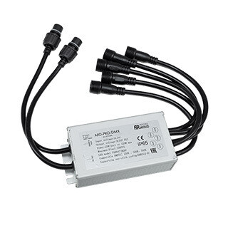 1Ленты светодиодные коннектор питания ard-pro-dmx (24v, 5x200pix) (ardecoled, закрытый) | 031759 | arlight выгодная цена