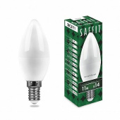 Лампы (источники света) лампа светодиодная sbc3711 11w 2700k 230v e14 c37 свеча | 55131 | saffit выгодная цена