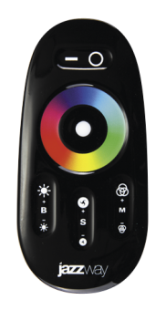 1Ленты светодиодные контроллер для светодиодной ленты led rgb prc-4000rf 216/432вт 12/24в ip20 черный | 1019295 | jazzway выгодная цена