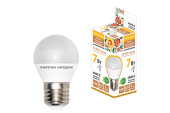 Лампы (источники света) лампа светодиодная fg45-7 вт-230 в-4000 к–e27 народная | sq0340-0189 | tdm выгодная цена